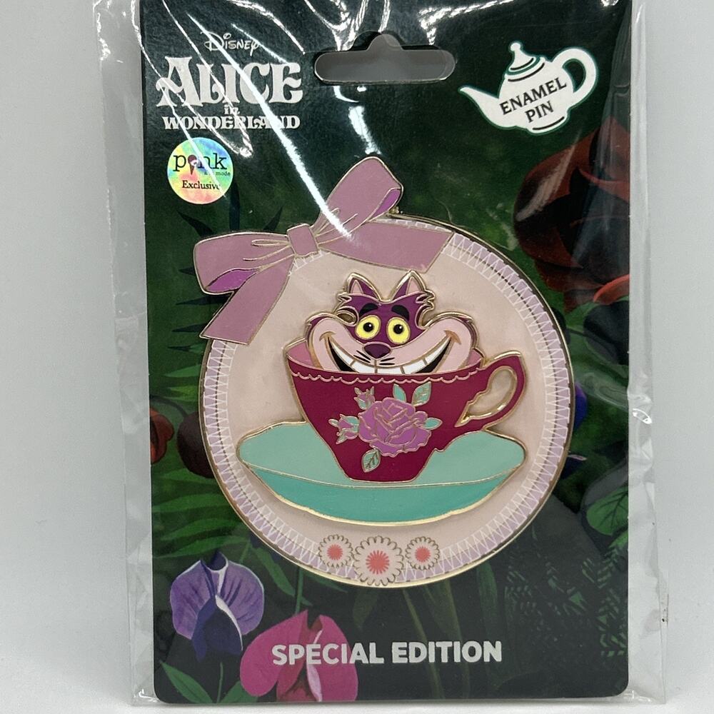 Disney PALM Cheshire Cat Pin Teacup Series- Alice in Wonderland- LE 300 Sold Out